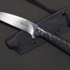 Carbon fiber Wharncliffe Neck Knife